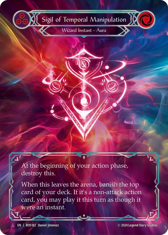 Sigil of Temporal Manipulation (Marvel) [ROS182] (Rosetta)  Cold Foil | The CG Realm