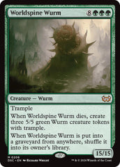 Worldspine Wurm [Duskmourn: House of Horror Commander] | The CG Realm