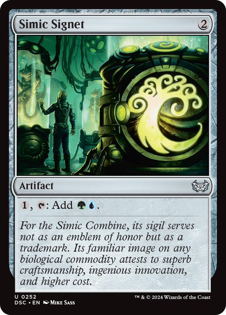 Simic Signet [Duskmourn: House of Horror Commander] | The CG Realm