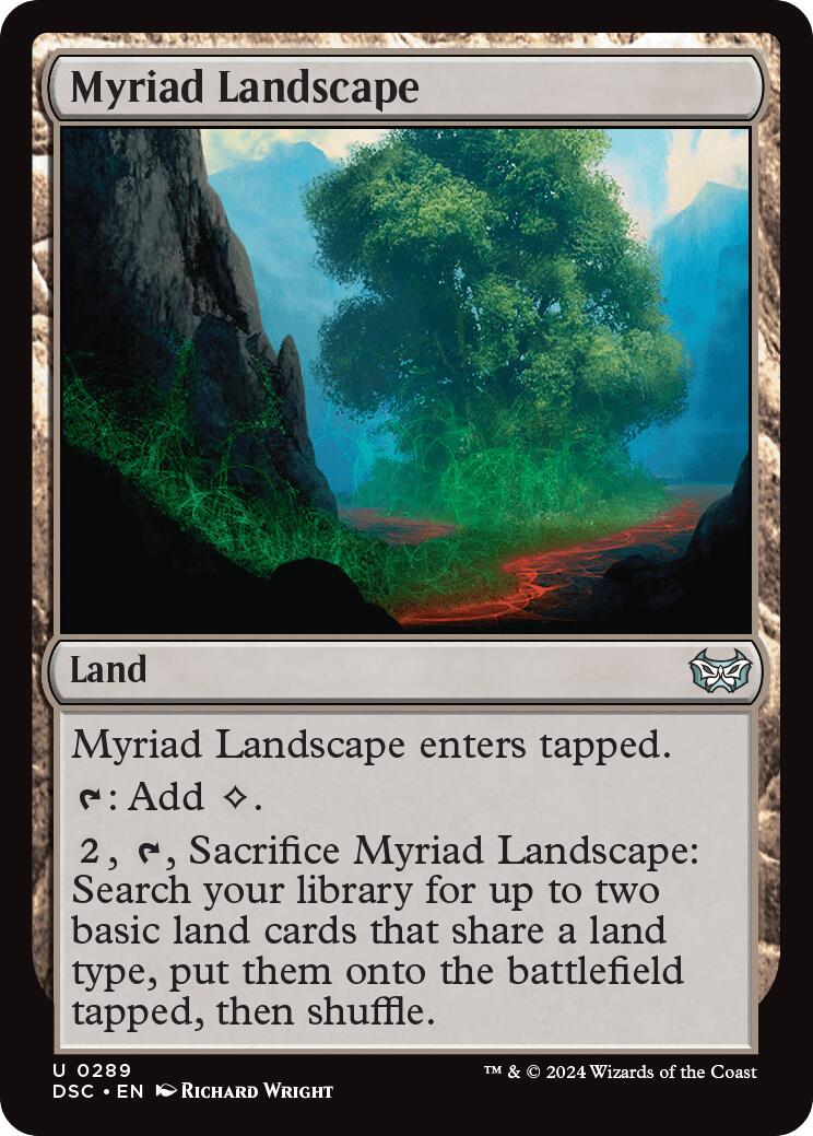 Myriad Landscape [Duskmourn: House of Horror Commander] | The CG Realm