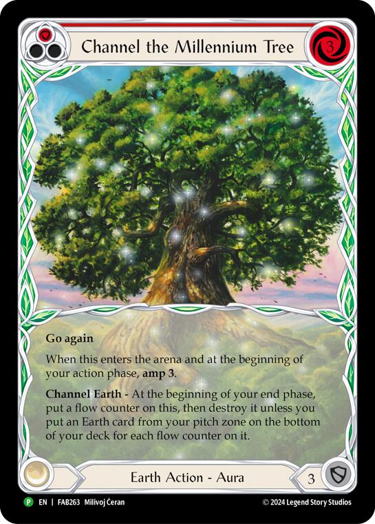 Channel the Millennium Tree [FAB263] (Promo)  Cold Foil | The CG Realm