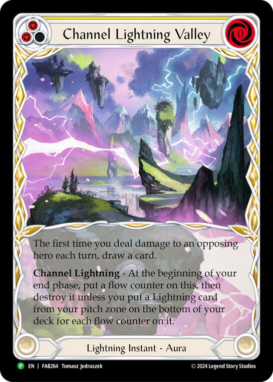 Channel Lightning Valley [FAB264] (Promo)  Cold Foil | The CG Realm