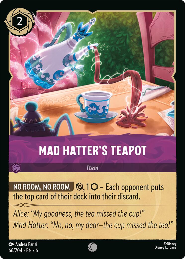 Mad Hatter's Teapot (66/204) [Azurite Sea] | The CG Realm