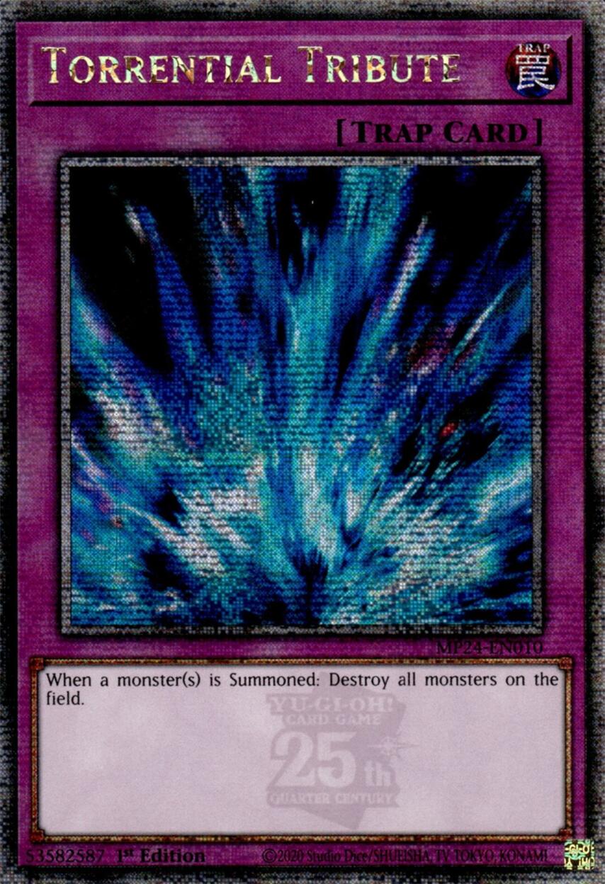 Torrential Tribute [MP24-EN010] Quarter Century Secret Rare | The CG Realm