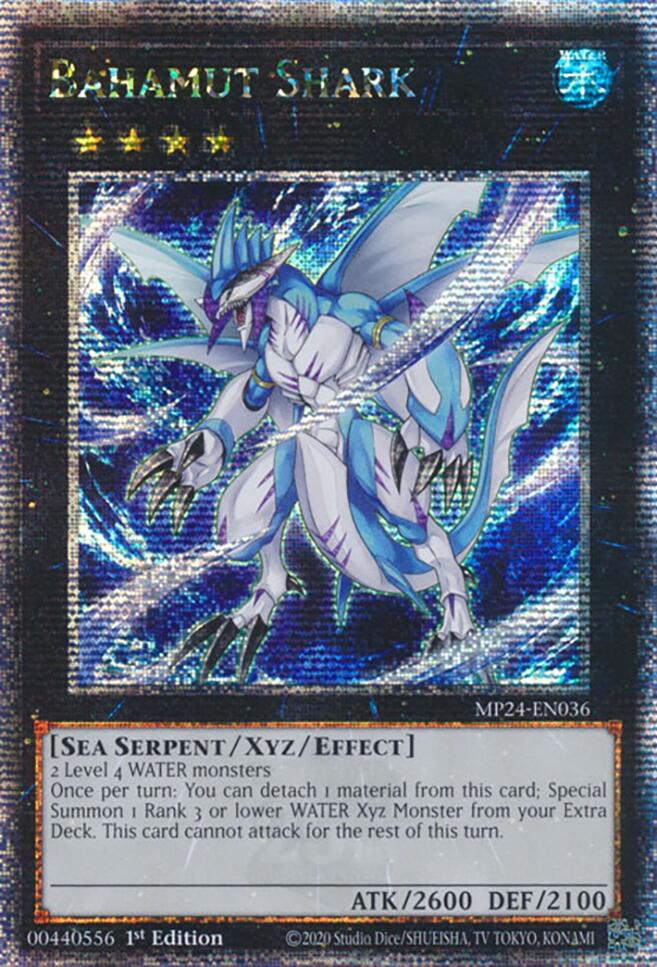 Bahamut Shark [MP24-EN036] Quarter Century Secret Rare | The CG Realm