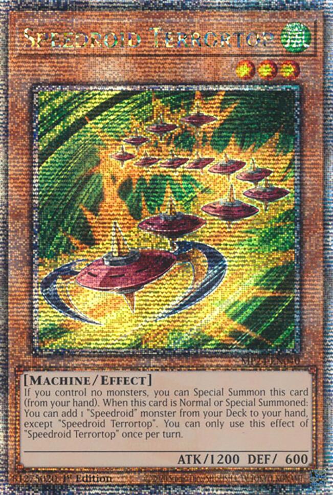 Speedroid Terrortop [MP24-EN040] Quarter Century Secret Rare | The CG Realm