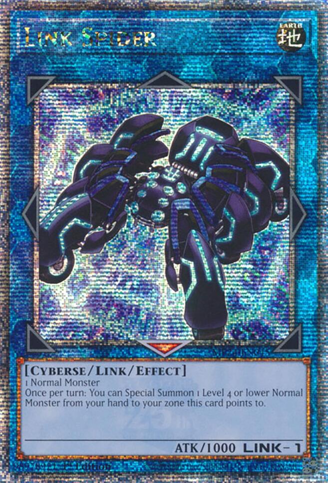 Link Spider [MP24-EN045] Quarter Century Secret Rare | The CG Realm