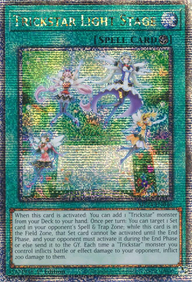 Trickstar Light Stage [MP24-EN046] Quarter Century Secret Rare | The CG Realm