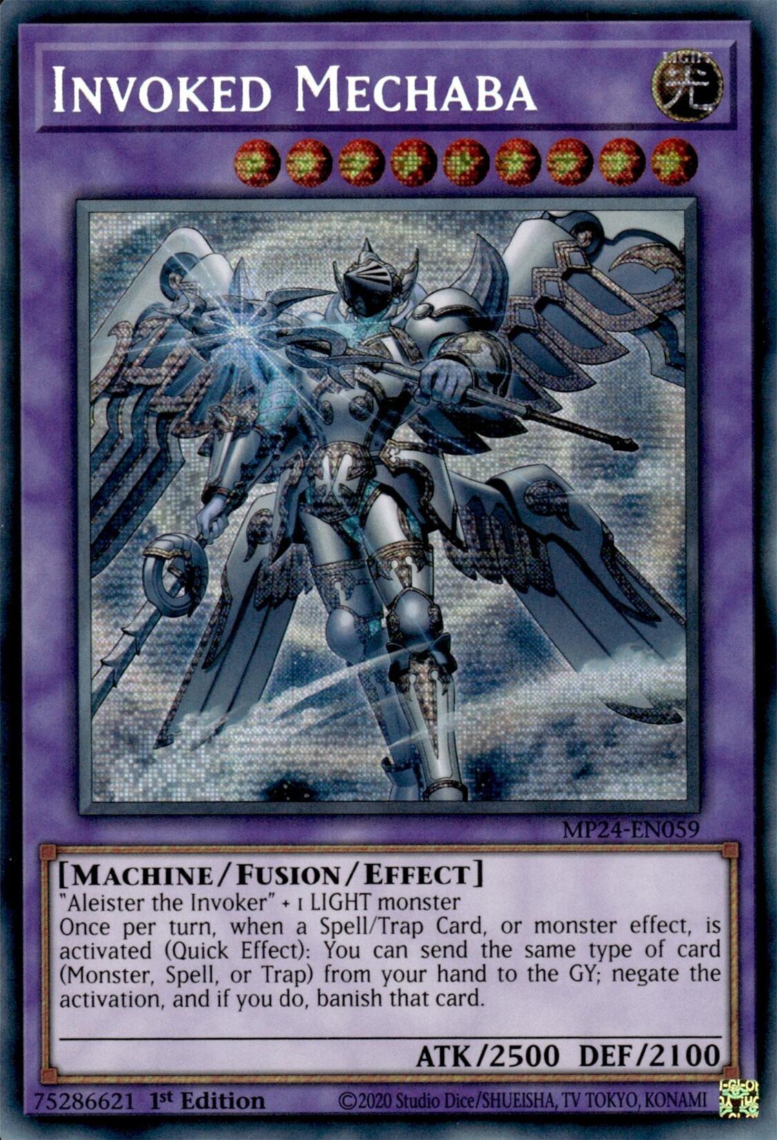 Invoked Mechaba (Alternate Art) [MP24-EN059] Prismatic Secret Rare | The CG Realm