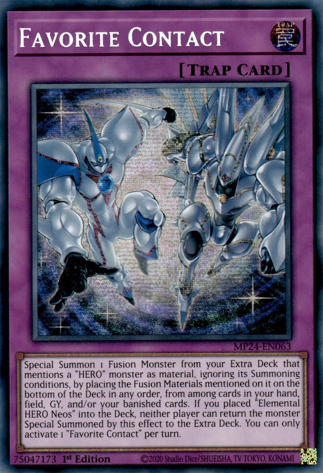 Favorite Contact [MP24-EN063] Prismatic Secret Rare | The CG Realm