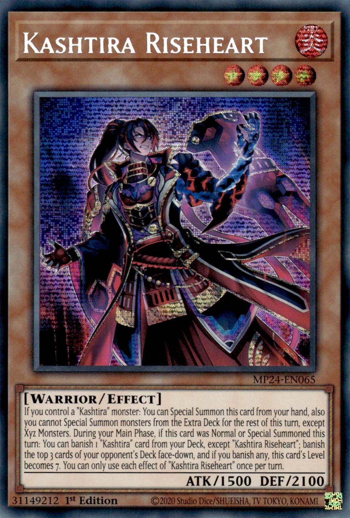 Kashtira Riseheart [MP24-EN065] Prismatic Secret Rare | The CG Realm