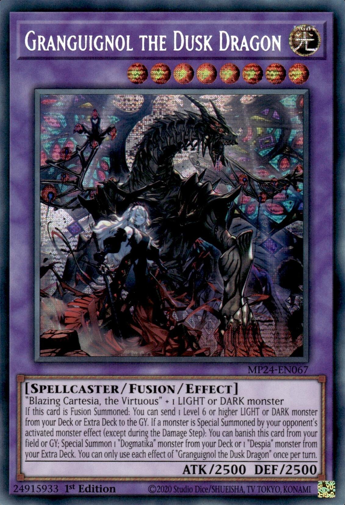 Granguignol the Dusk Dragon [MP24-EN067] Prismatic Secret Rare | The CG Realm