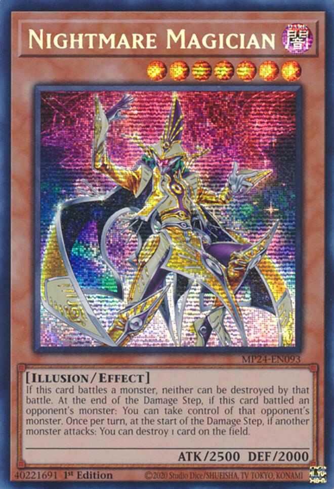 Nightmare Magician [MP24-EN093] Prismatic Secret Rare | The CG Realm