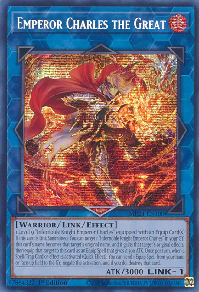 Emperor Charles the Great [MP24-EN100] Prismatic Secret Rare | The CG Realm