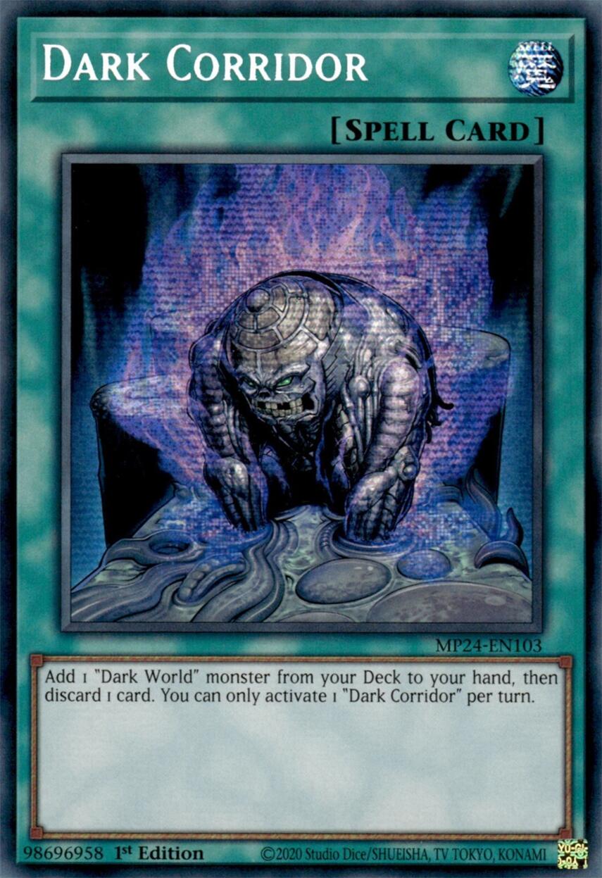 Dark Corridor [MP24-EN103] Prismatic Secret Rare | The CG Realm