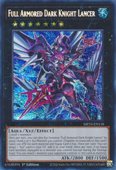 Full Armored Dark Knight Lancer [MP24-EN118] Prismatic Secret Rare | The CG Realm