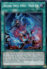 Original Sinful Spoils - Snake-Eye [MP24-EN124] Prismatic Secret Rare | The CG Realm