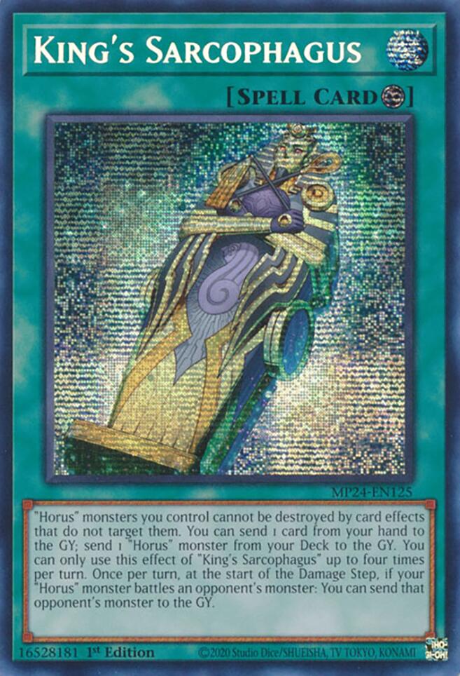 King's Sarcophagus [MP24-EN125] Prismatic Secret Rare | The CG Realm