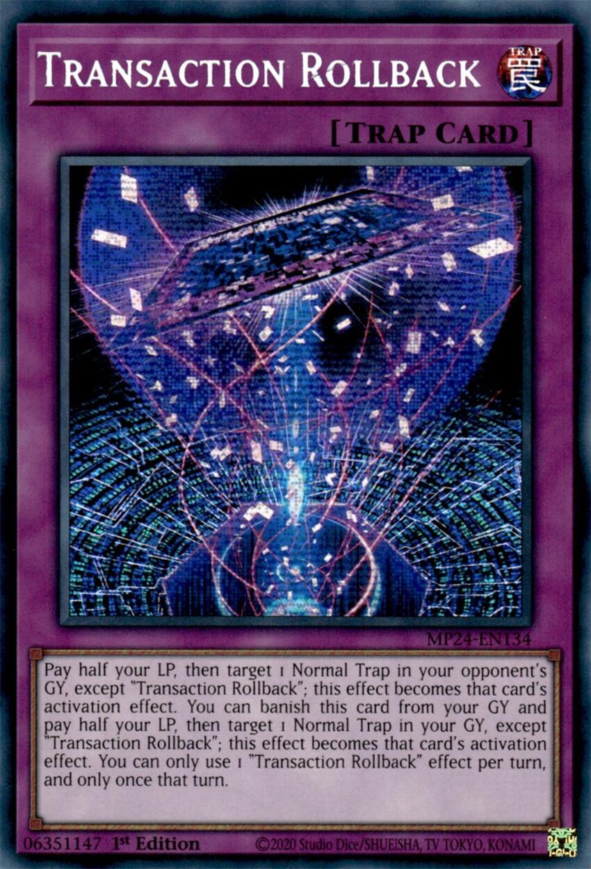 Transaction Rollback [MP24-EN134] Prismatic Secret Rare | The CG Realm