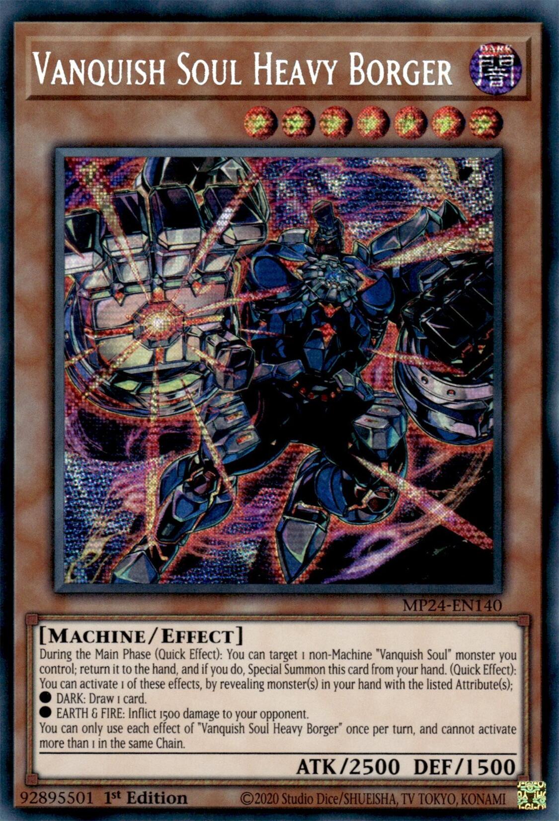 Vanquish Soul Heavy Borger [MP24-EN140] Prismatic Secret Rare | The CG Realm