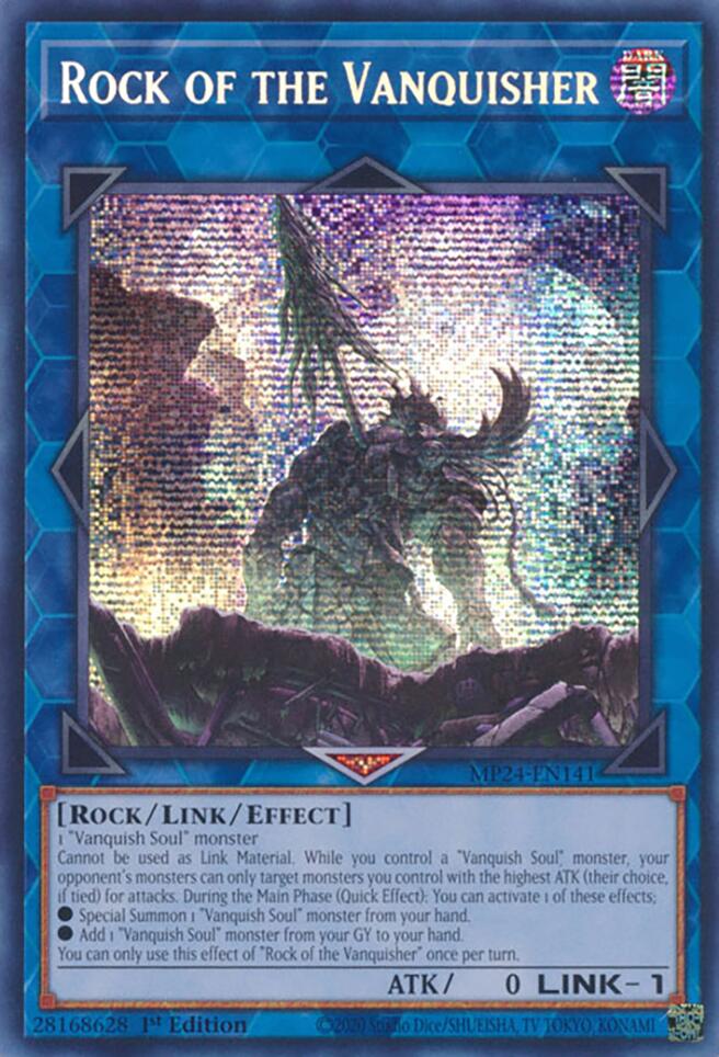 Rock of the Vanquisher [MP24-EN141] Prismatic Secret Rare | The CG Realm