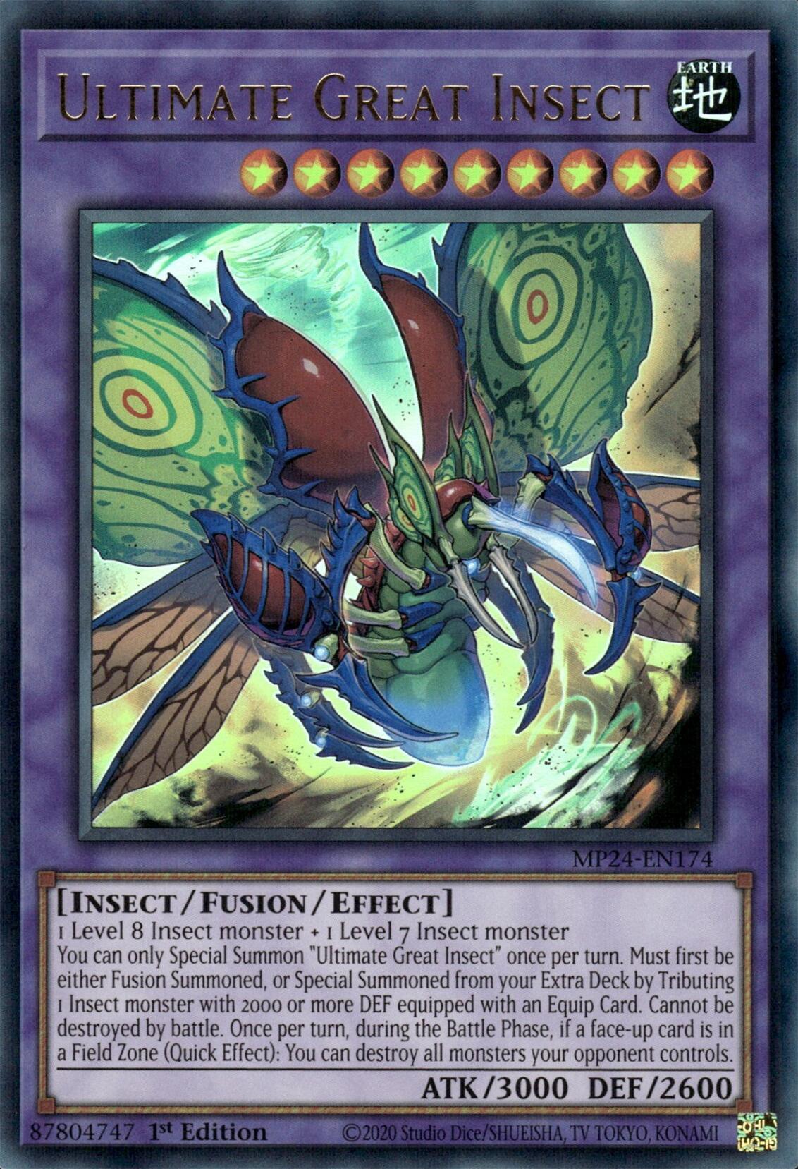 Ultimate Great Insect [MP24-EN174] Ultra Rare | The CG Realm