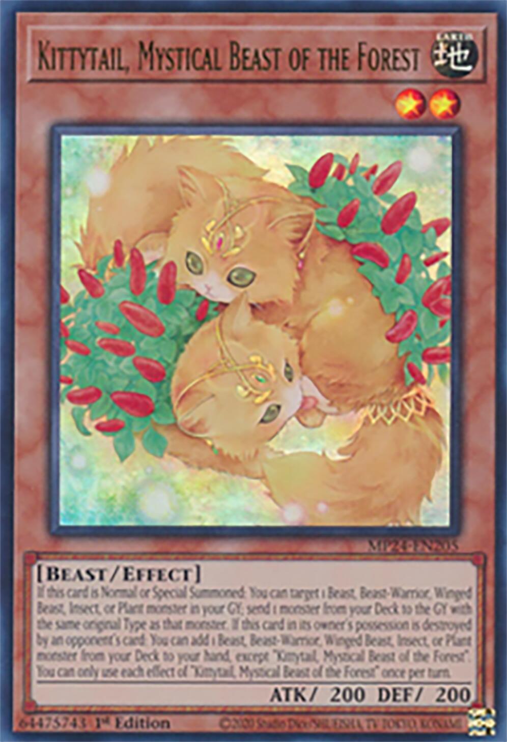 Kittytail, Mystical Beast of the Forest [MP24-EN205] Ultra Rare | The CG Realm