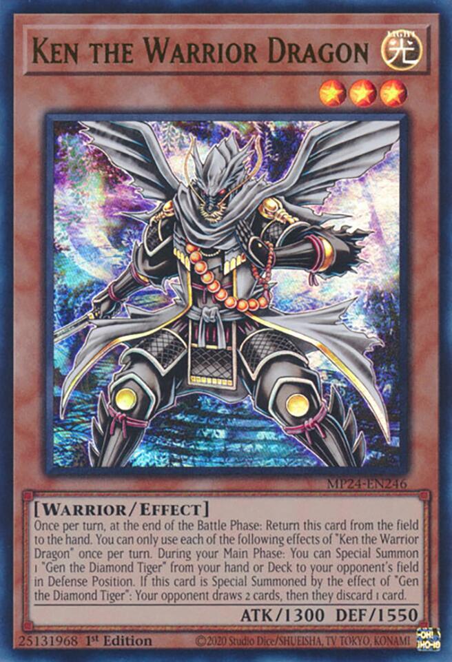 Ken the Warrior Dragon [MP24-EN246] Ultra Rare | The CG Realm
