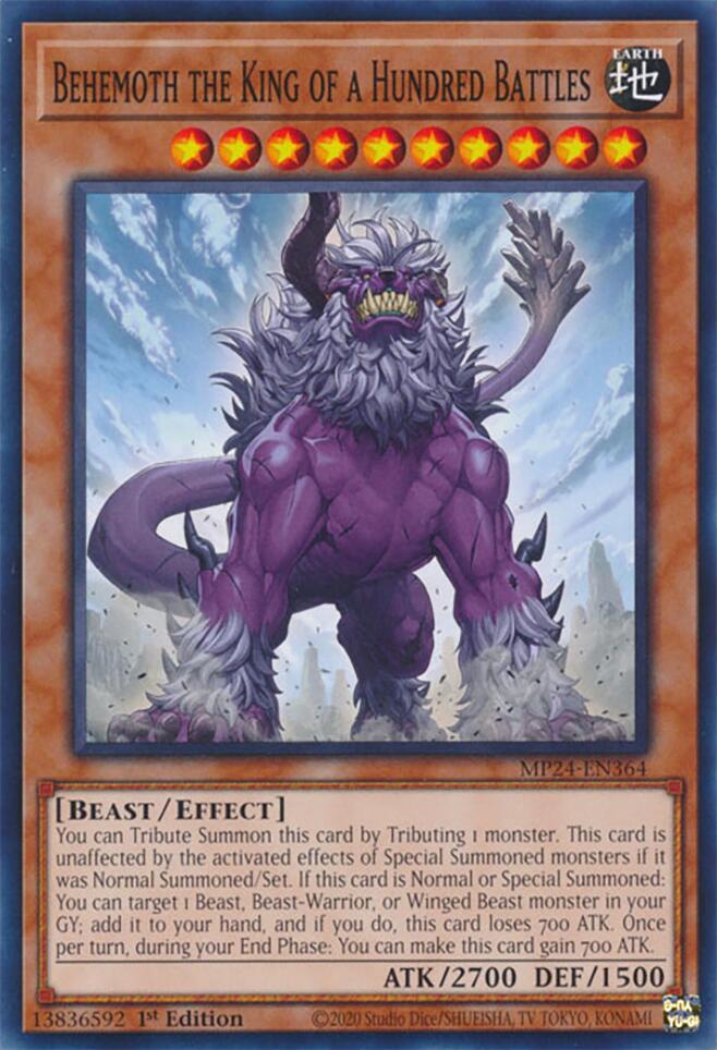 Behemoth the King of a Hundred Battles [MP24-EN364] Common | The CG Realm