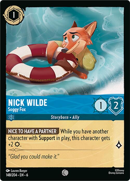 Nick Wilde - Soggy Fox (148/204) [Azurite Sea] | The CG Realm