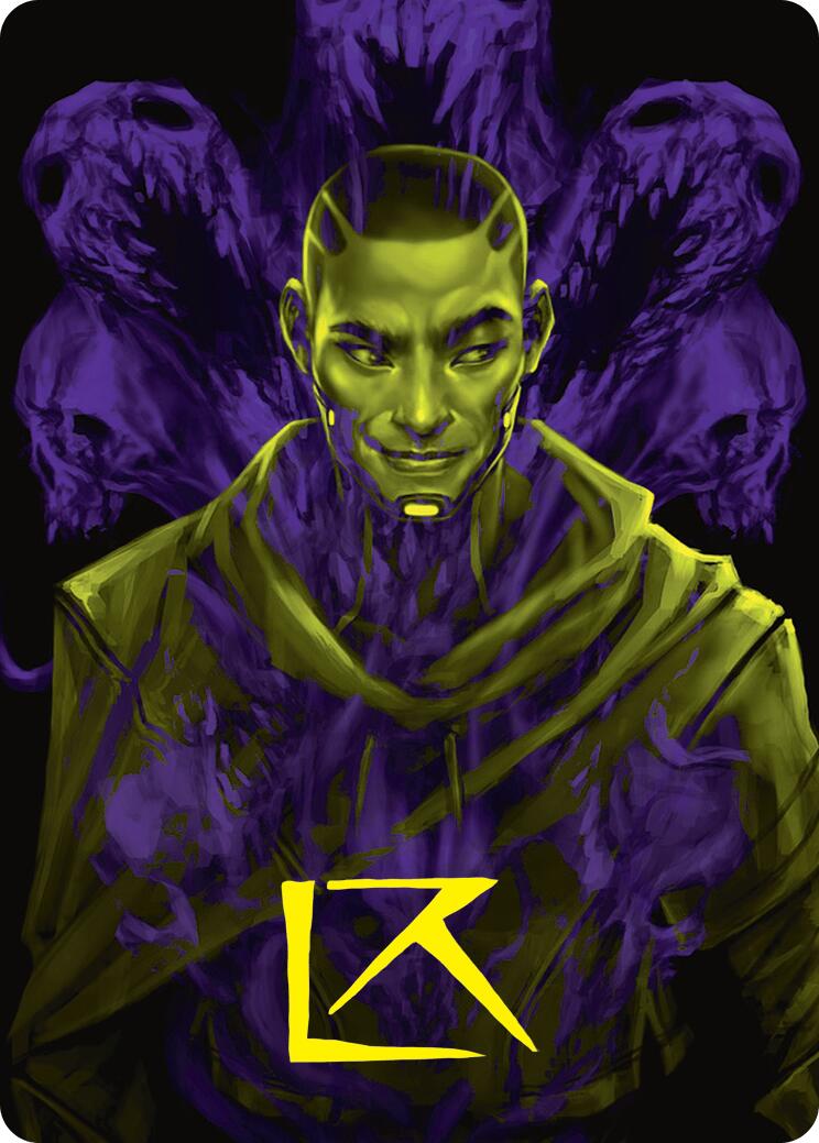 Kaito, Bane of Nightmares Art Card (Gold-Stamped Signature) [Duskmourn: House of Horror Art Series] | The CG Realm