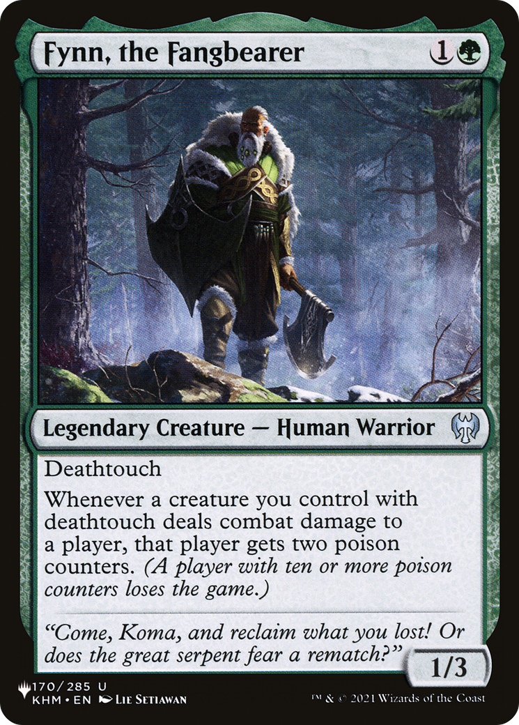 Fynn, the Fangbearer [The List] | The CG Realm