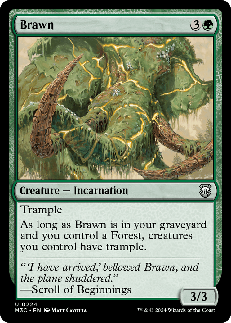 Brawn [Modern Horizons 3 Commander] | The CG Realm