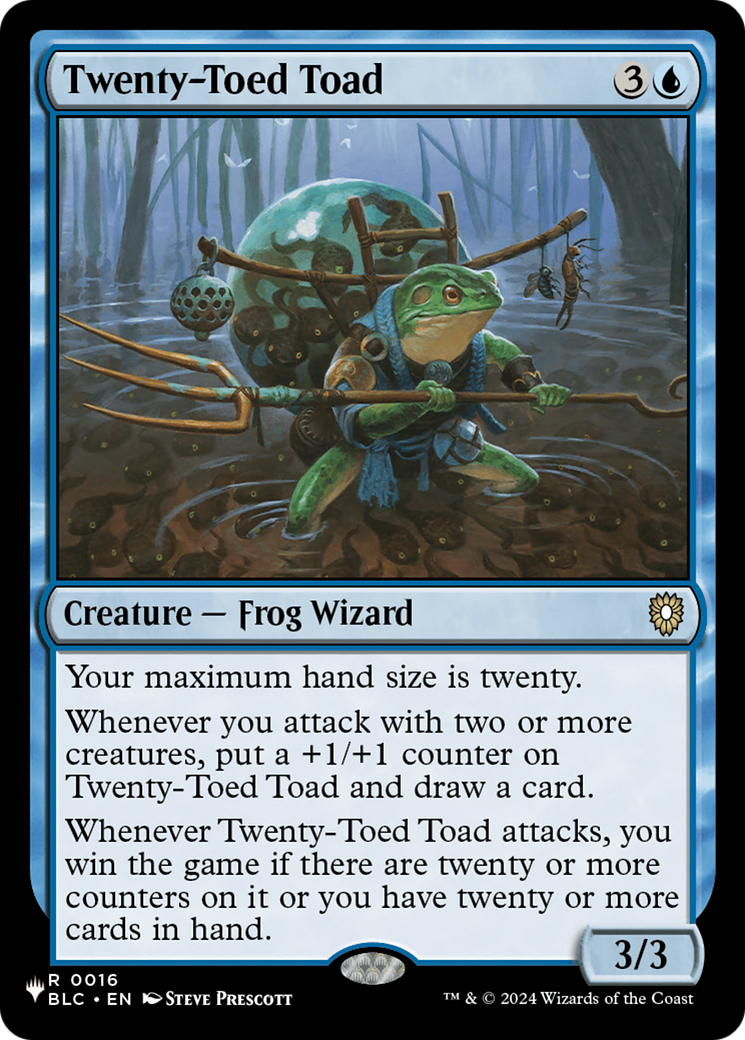 Twenty-Toed Toad [The List] | The CG Realm