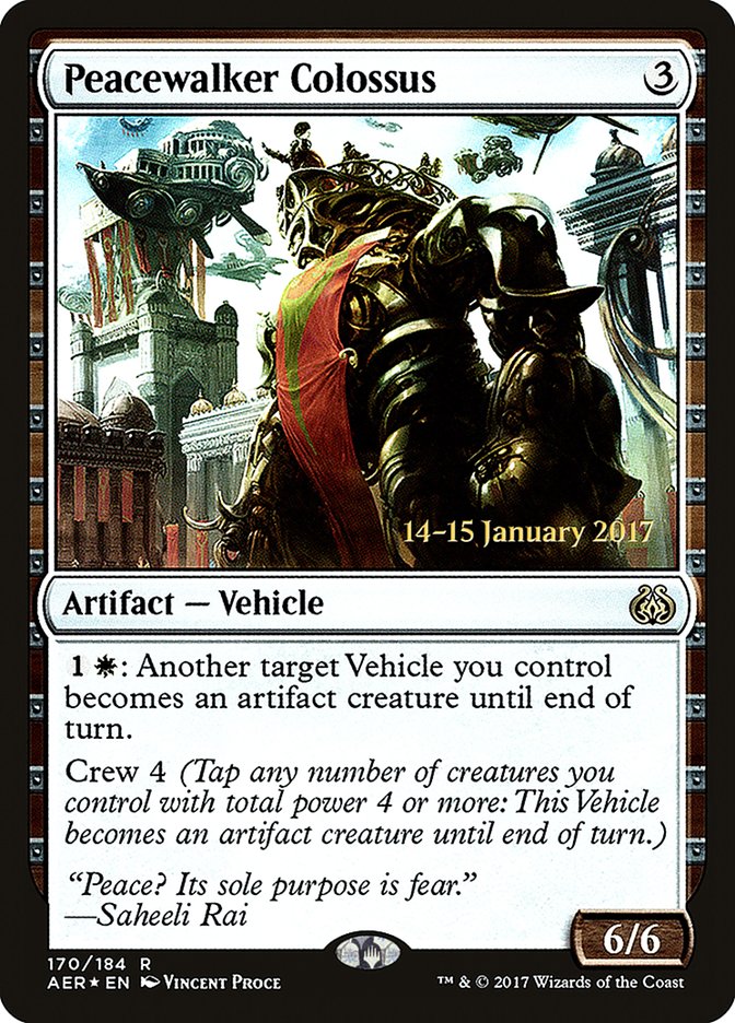 Peacewalker Colossus [Aether Revolt Prerelease Promos] | The CG Realm