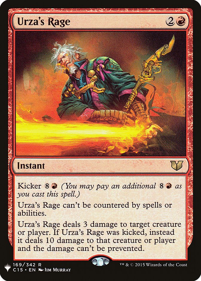 Urza's Rage [The List] | The CG Realm