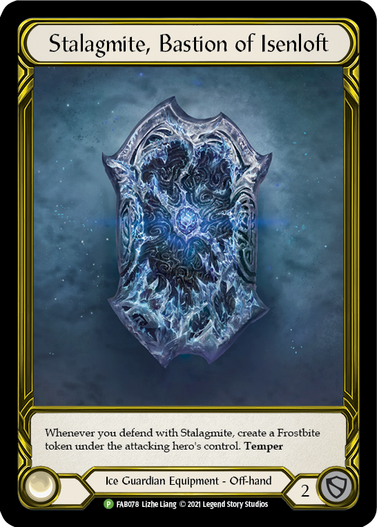 Stalagmite, Bastion of Isenloft (Golden) [FAB078] (Promo)  Cold Foil | The CG Realm