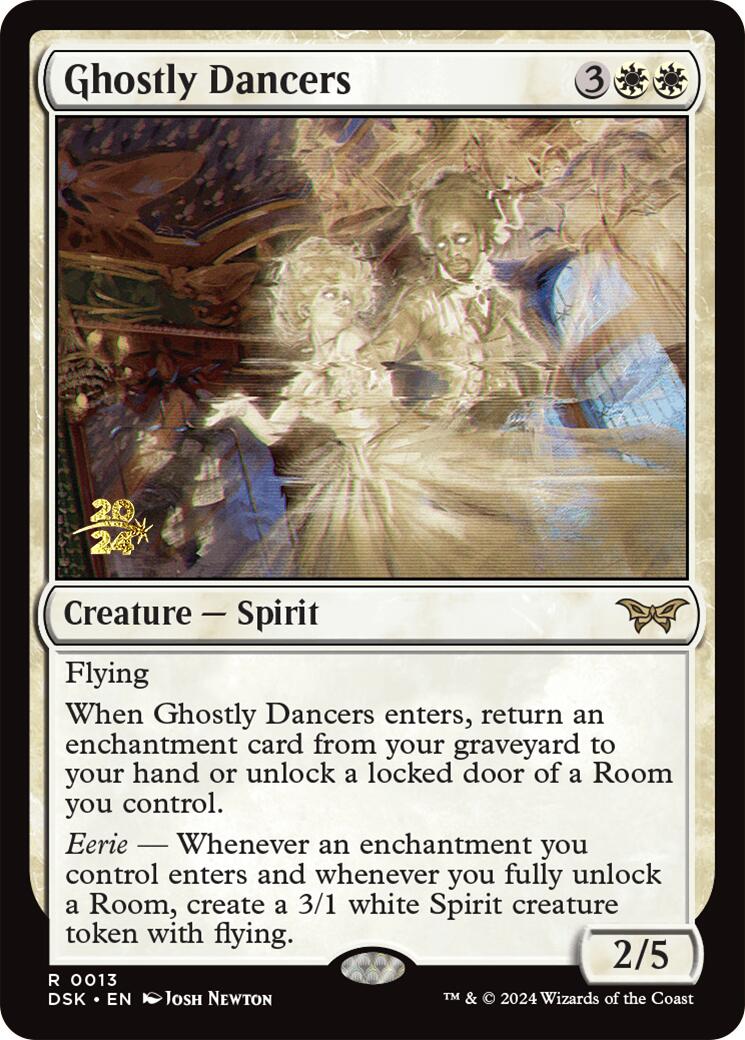 Ghostly Dancers [Duskmourn: House of Horror Prerelease Promos] | The CG Realm