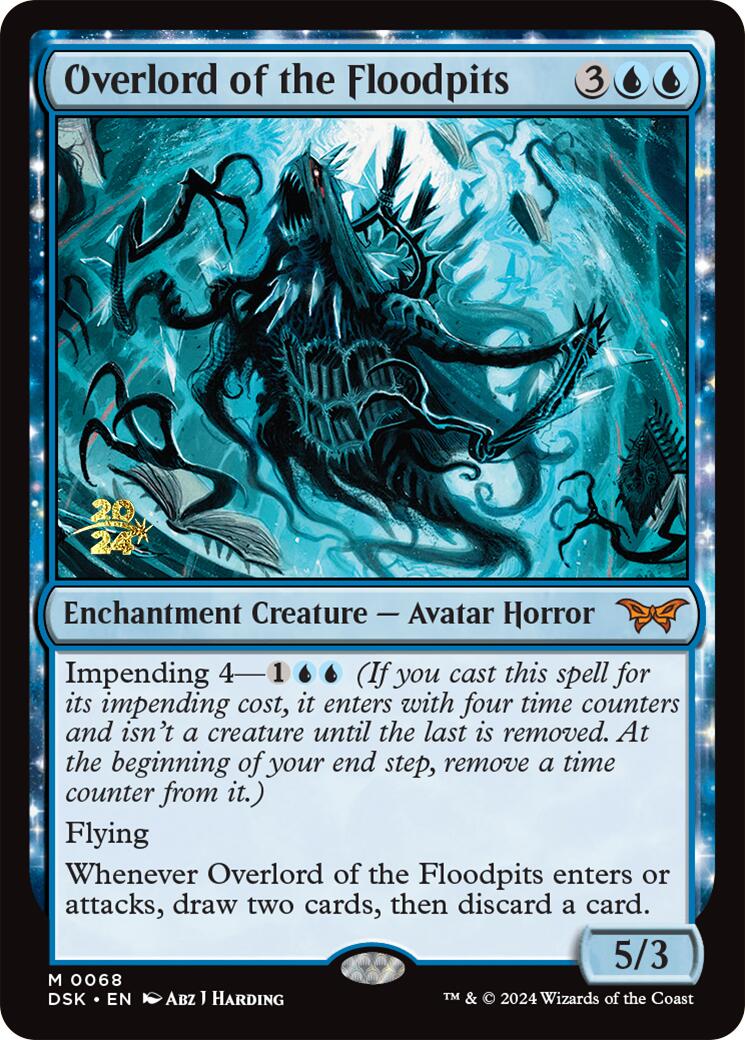 Overlord of the Floodpits [Duskmourn: House of Horror Prerelease Promos] | The CG Realm