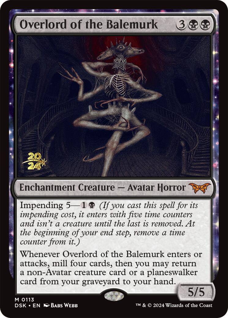 Overlord of the Balemurk [Duskmourn: House of Horror Prerelease Promos] | The CG Realm