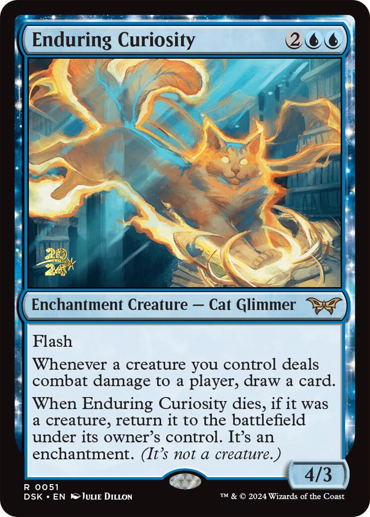 Enduring Curiosity [Duskmourn: House of Horror Prerelease Promos] | The CG Realm