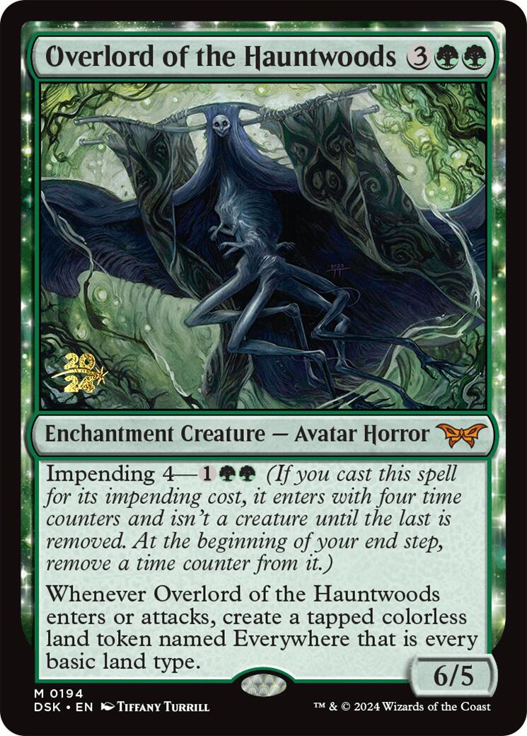 Overlord of the Hauntwoods [Duskmourn: House of Horror Prerelease Promos] | The CG Realm