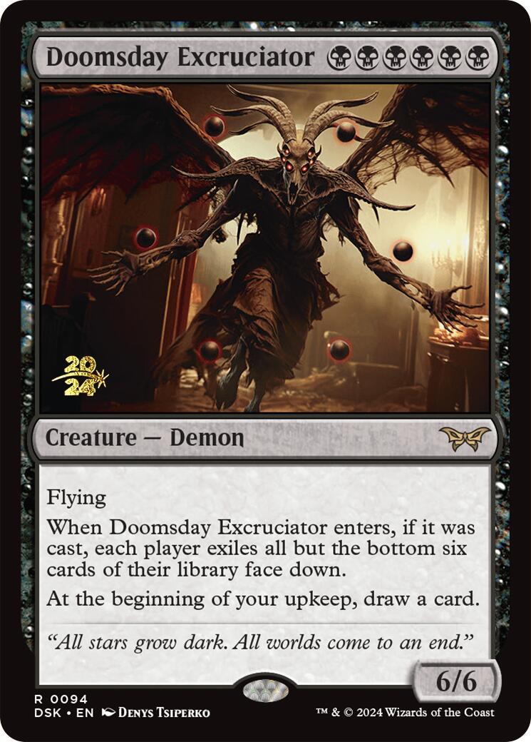 Doomsday Excruciator [Duskmourn: House of Horror Prerelease Promos] | The CG Realm