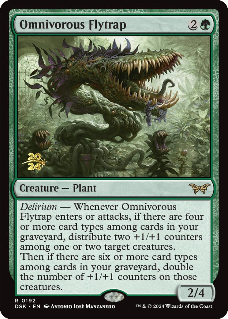 Omnivorous Flytrap [Duskmourn: House of Horror Prerelease Promos] | The CG Realm