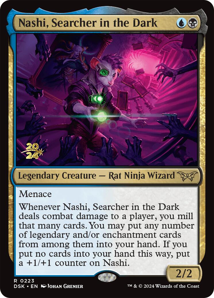 Nashi, Searcher in the Dark [Duskmourn: House of Horror Prerelease Promos] | The CG Realm