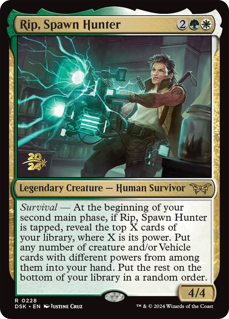 Rip, Spawn Hunter [Duskmourn: House of Horror Prerelease Promos] | The CG Realm