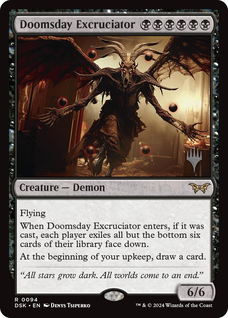 Doomsday Excruciator [Duskmourn: House of Horror Promos] | The CG Realm