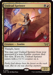 Undead Sprinter [Duskmourn: House of Horror Promos] | The CG Realm