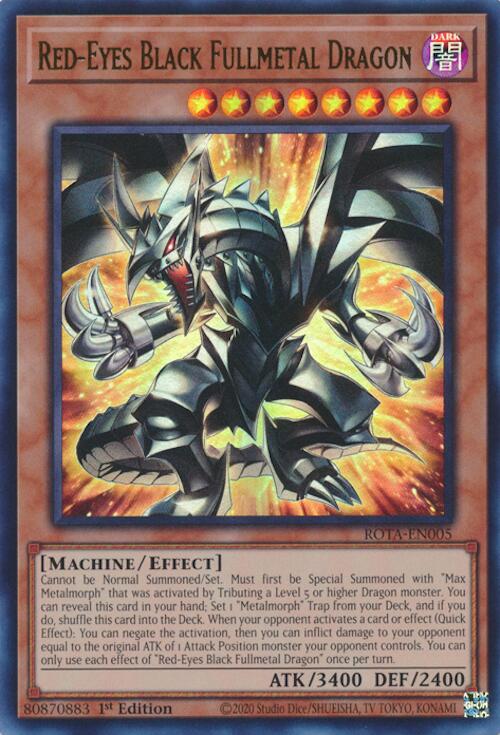 Red-Eyes Black Fullmetal Dragon [ROTA-EN005] Ultra Rare | The CG Realm