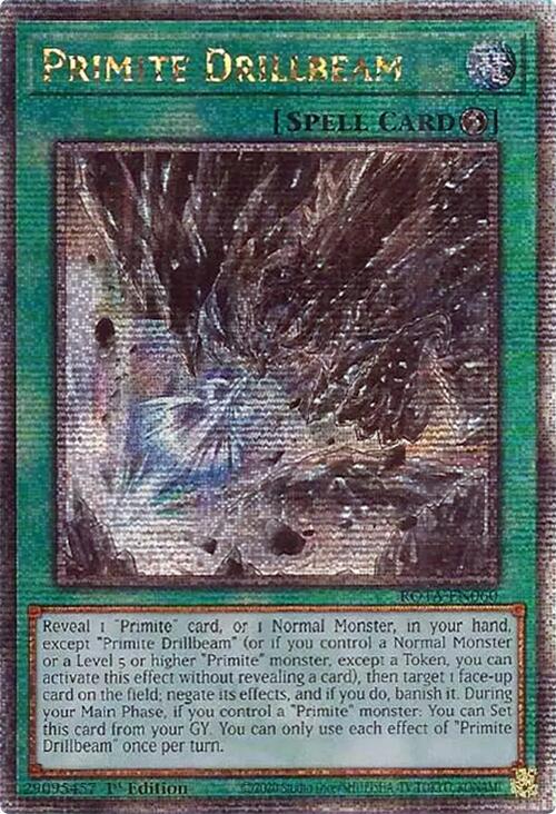 Primite Drillbeam (Quarter Century Secret Rare) [ROTA-EN060] Quarter Century Secret Rare | The CG Realm